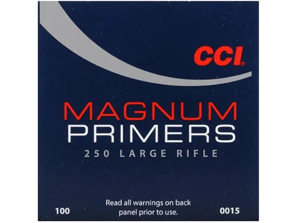 CCI Large Rifle Magnum Primers #250 Box of 1000 (10 Trays of 100) CCI Large Rifle Magnum Primers #250 Box of 1000 (10 Trays of 100)